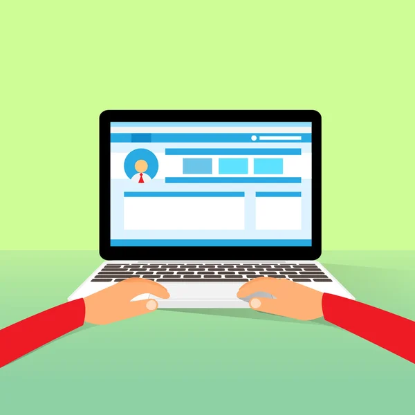 yazarak el ile dizüstü bilgisayar