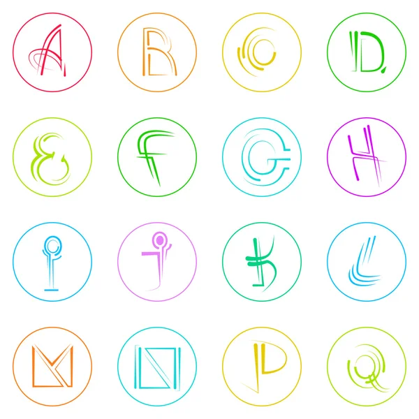 Abstracte Logo Icons Set — Stockvector