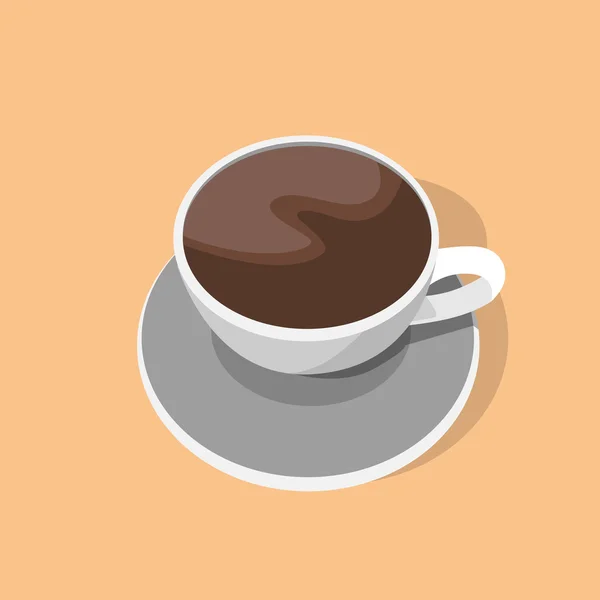 Значок чашки кофе — стоковый вектор