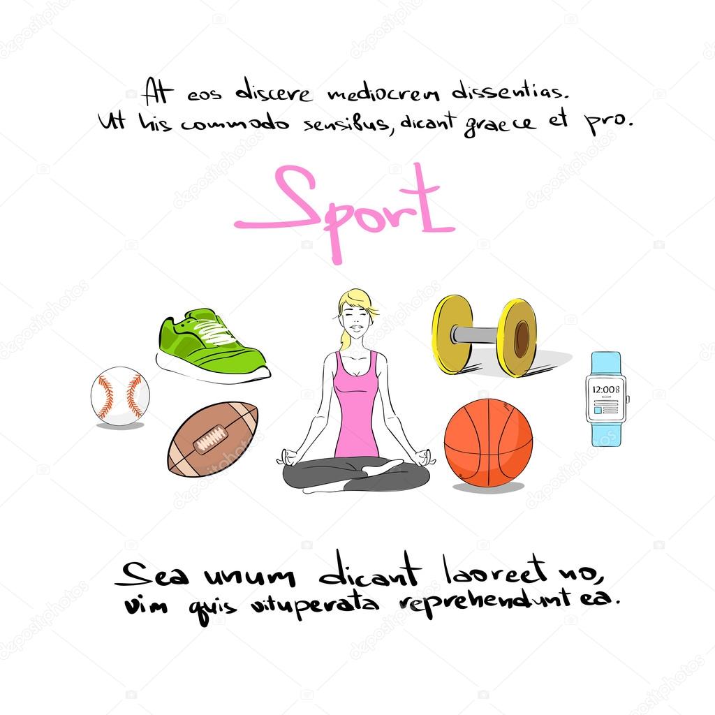 Woman Sport Icon