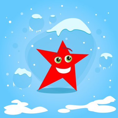 Christmas kırmızı yıldız