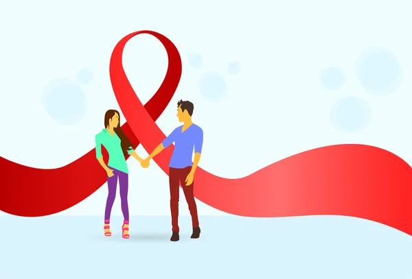 Dünya AIDS günü kavramı — Stok Vektör