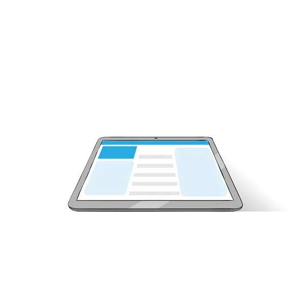 Icône Tablet Computer — Image vectorielle