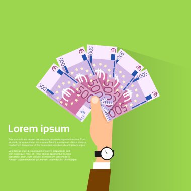 El tutma Euro banknot
