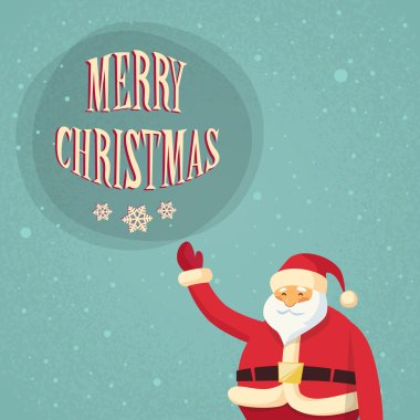 Noel Baba işaret parmağını