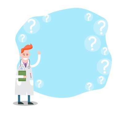 Tıbbi doktor noktası parmak kopya alanı boşaltmak için