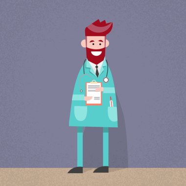 Tıbbi doktor Holding Kağıt evrak analizi