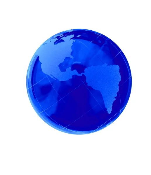 Blue Earth illustration — Stock Photo, Image