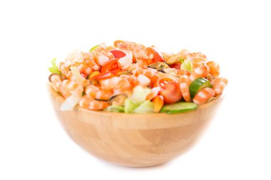 Midye ve karides salatası 