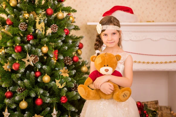 Mädchen im neuen Jahr — Stockfoto