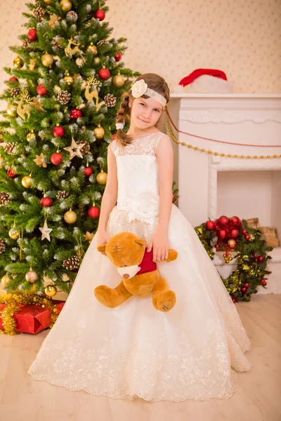 Girl new year — Stock Photo, Image