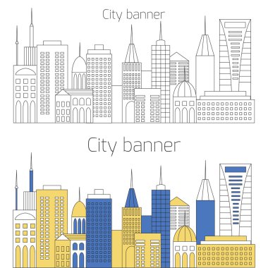 Şehir afiş. Kentsel kavramı.