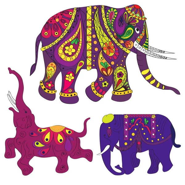 Elephants — Stock Vector