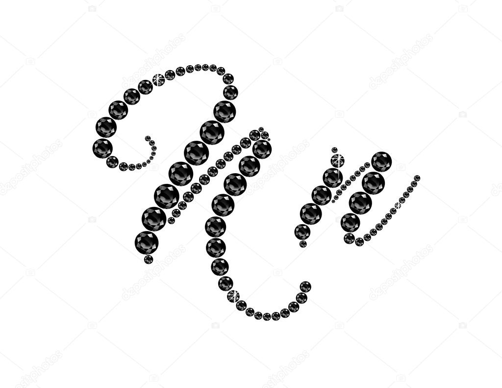 Nn Onyx Script Jeweled Font