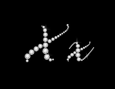 Xx elmas komut dosyası yazı tipi Jeweled