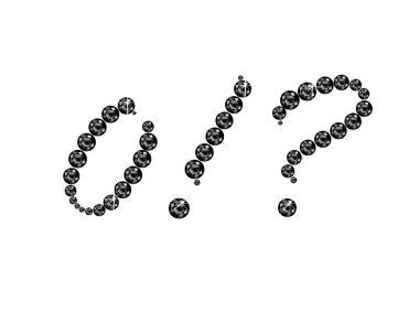 Sıfır ve noktalama Onyx komut dosyasında yazı tipi Jeweled