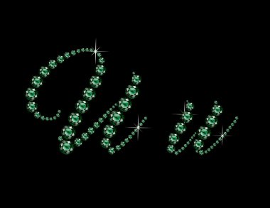 Uu Emerald komut dosyası yazı tipi Jeweled