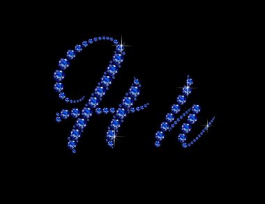 Hh Sapphire komut dosyası yazı tipi Jeweled
