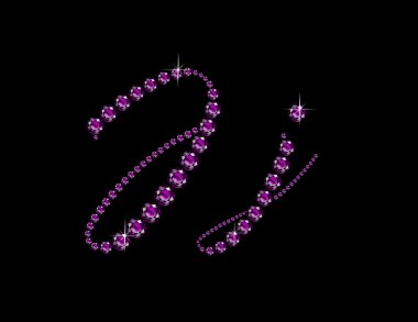 JJ Ametist komut dosyasında yazı tipi Jeweled