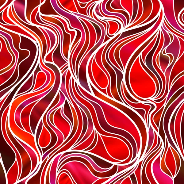 Υαλογράφημα παράθυρο με κόκκινο χρώμα — Διανυσματικό Αρχείο