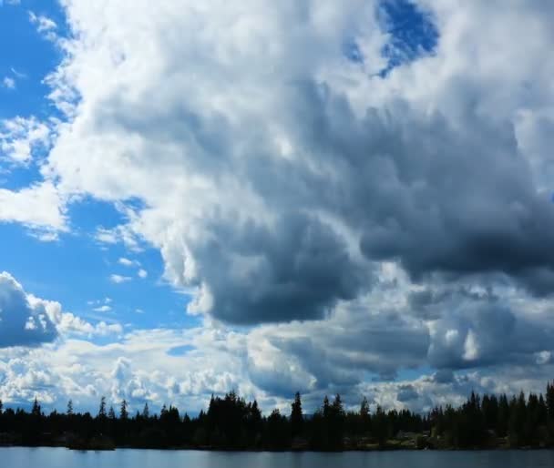 Tormenta Rolls In Time Lapse — Vídeo de stock