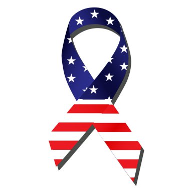 Amerikan bayrak kurdelesi