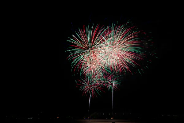 Fireworks küme — Stok fotoğraf