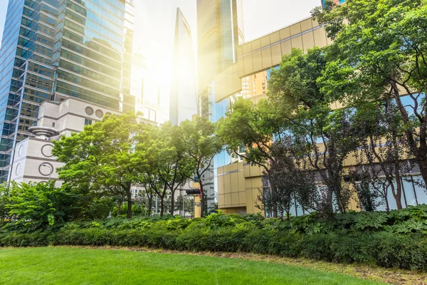 Groene stad — Stockfoto