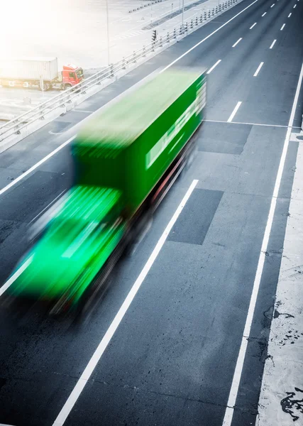 Truck at highway — Stock Photo, Image