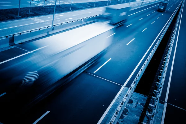 Truck on road — Stock Photo, Image