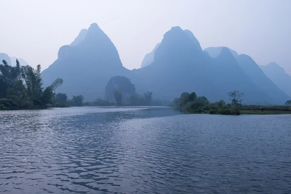 Krajina v Yangshuo Guilin, Čína — Stock fotografie