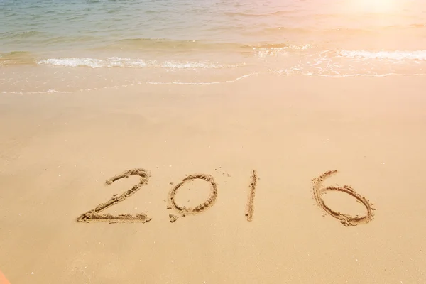 2016 Year Sea Shore Element Design — Stock Photo, Image