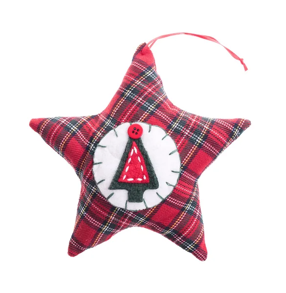 Christmas decoration handmade star-shaped — Stock Photo, Image