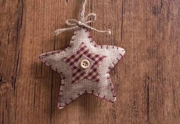 Christmas Decoration Handmade Star Shaped — Stock Photo, Image