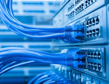 Ağ anahtarı ve ethernet kabloları, Veri Merkezi Konsepti.
