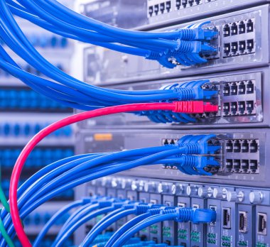 Ağ anahtarı ve ethernet kabloları, Veri Merkezi Konsepti.