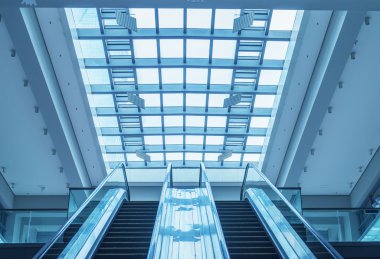 Havalimanı terminalinin modern mimari