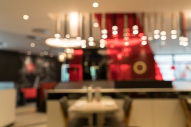 Restoran bokeh görüntü ile arka plan bulanıklık
