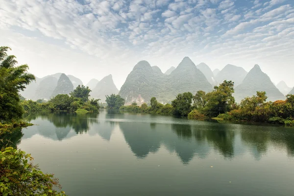 Paisaje en Yangshuo Guilin, China — Foto de Stock