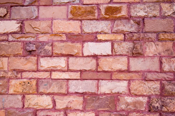 Hand made rustic rock wall — Stock Photo, Image