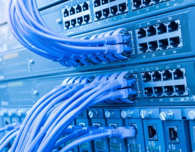 Ağ anahtarı ve ethernet kabloları, Veri Merkezi Konsepti.