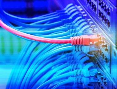 Ağ anahtarı ve ethernet kabloları, Veri Merkezi Konsepti.