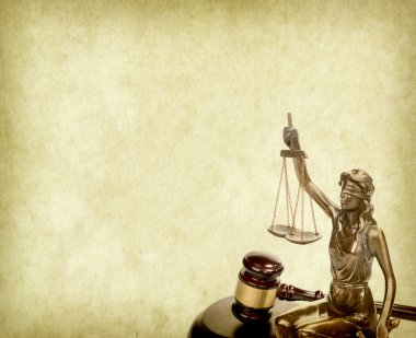 Statue of justice,law concept clipart