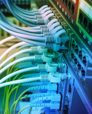 Ağ anahtarı ve ethernet kabloları, Veri Merkezi Konsepti.