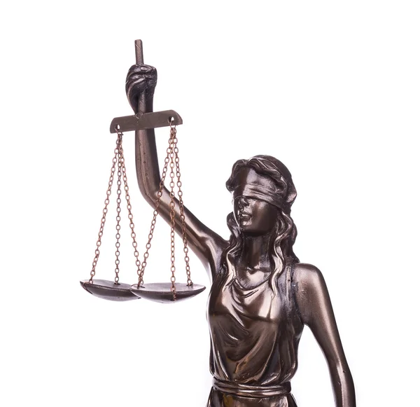 Standbeeld van Justitie, wet concept — Stockfoto