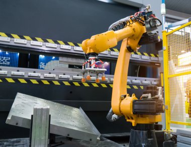 robot el tezgahları Sanayi Üretim Fabrikası'nda