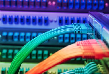 Ağ anahtarı ve ethernet kabloları, Veri Merkezi Konsepti.