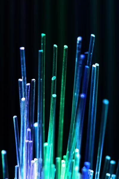 Datos Transmisión Cables Fibra Óptica —  Fotos de Stock
