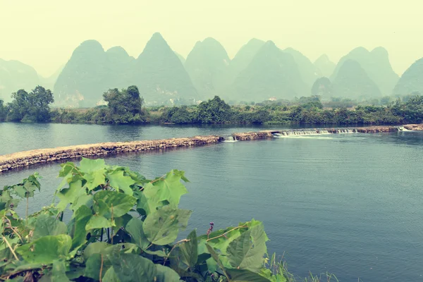 Landschaft Guangxi China — Stockfoto