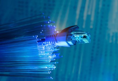 yüksek teknolojili ağ kablosu renk arkaplanı